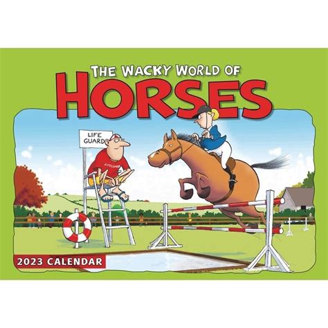 wacky world of horses calendar 2024