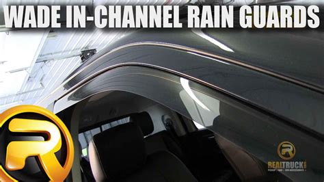 wade in channel rain guards