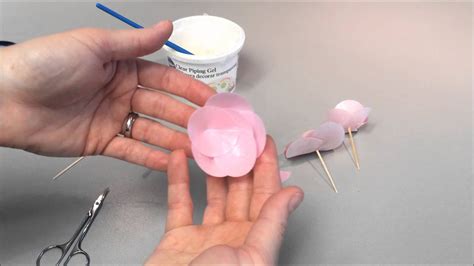 Wafer Paper Flower Tutorial Youtube