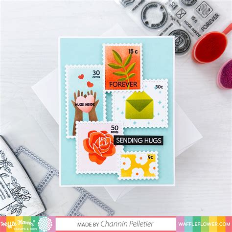 Waffle Flower Postage Collage: A Creative And Fun Way To Decorate Your Projects