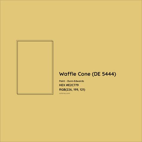 Waffle Cone Color Code