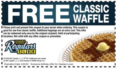 Waffle House Coupons Printable: Where To Find Them And How To Use Them