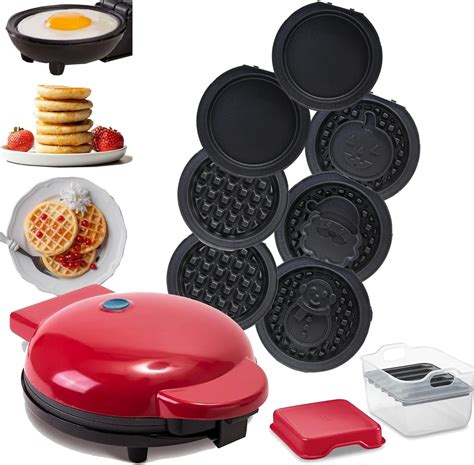 Waffle Maker With Interchangeable Plates