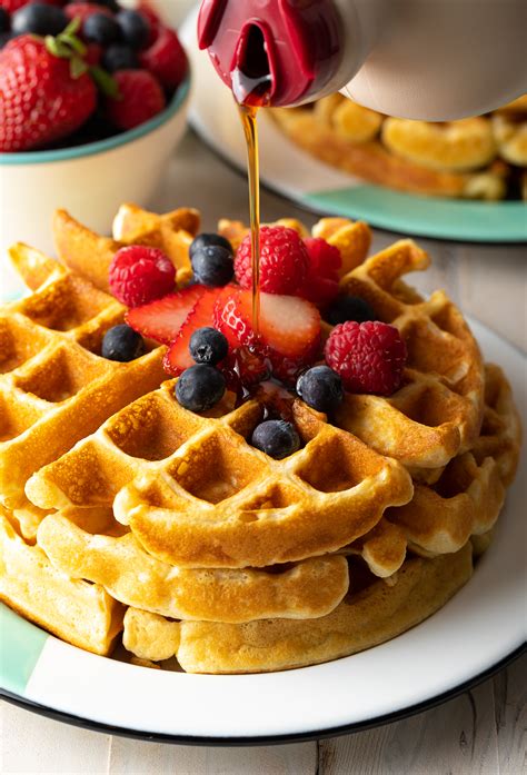 Easy Belgian Waffle Recipe With Pancake Mix foodrecipestory