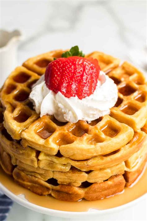 waffles made with buttermilk