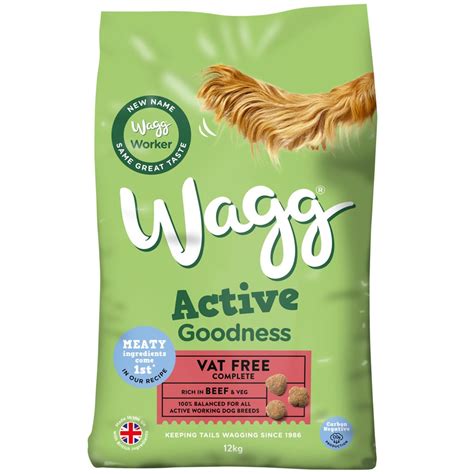 wagg active dog food