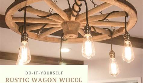 Wagon Wheel Chandelier Diy DIY 5 Steps (with Pictures)