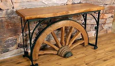 Wagon Wheel Coffee Table Ideas