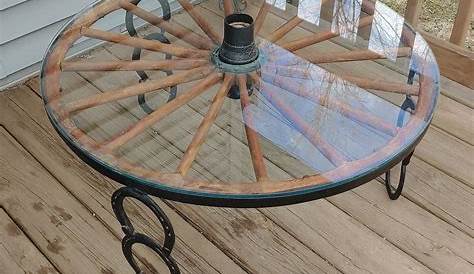Wagon Wheel Coffee Table Quote