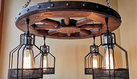 Wagon Wheel Light Fixture Kitchen ing Plans Craft Ideas For Home Decorating