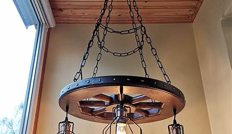 Wagon Wheel Light Fixtures For Sale Pair Of Vintage Chairish