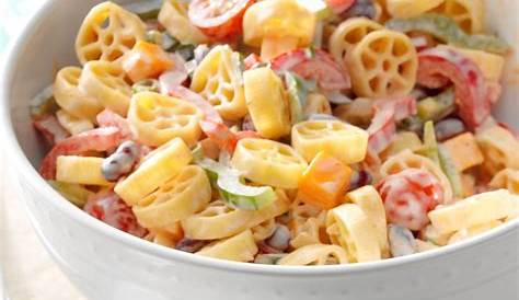 Wagon Wheel Pasta Salad Recipe Taste of Home