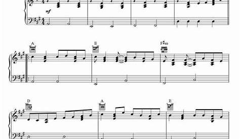 Wagon Wheel Piano Chords Sheet Music Direct