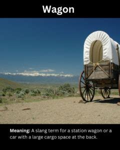 Wagon Definition Slang