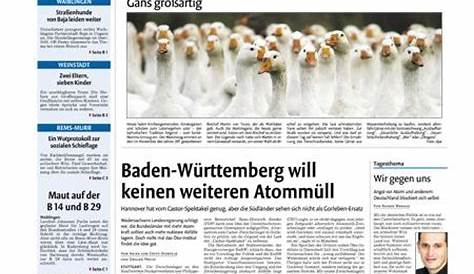 Waiblinger Kreiszeitung vom 02.11.2019 – als ePaper im iKiosk lesen