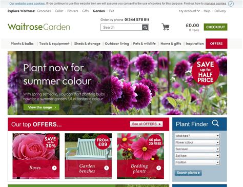 Waitrose Garden First Order Code