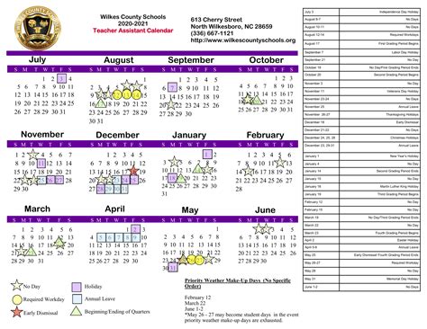 Wake Forest University Academic Calendar