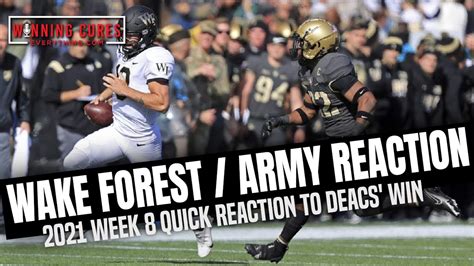 Wake Forest vs Army Vegas Odds Army Tipped to Win a Tight Battle