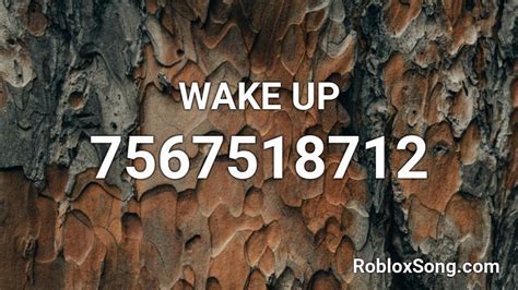 wake up Roblox ID