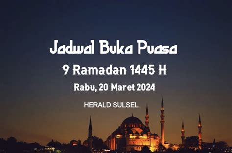 waktu buka puasa hari ini