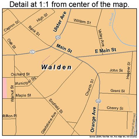 Walden New York Map