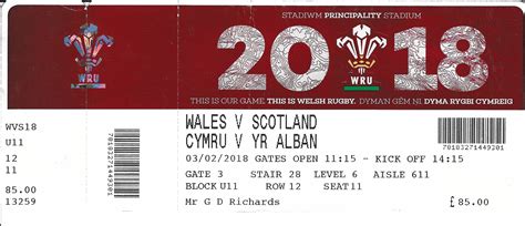 wales v portugal rugby tickets