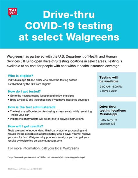 walgreens covid testing