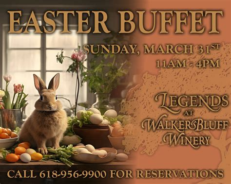 Walker's Bluff Easter Buffet 2023