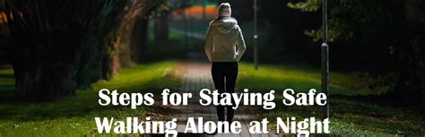 walking at night safety