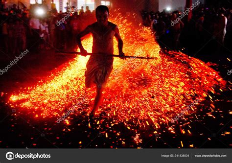 walking on fire in india