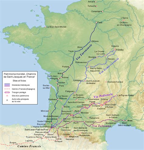 walking routes in france