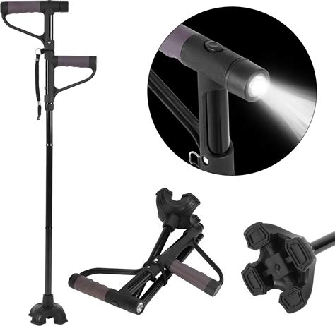 Walking Stick With Light In Handle