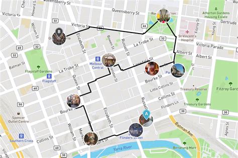 walking tour route