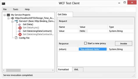 Walkthrough Creating A Simple Wcf Service In Windows Forms
