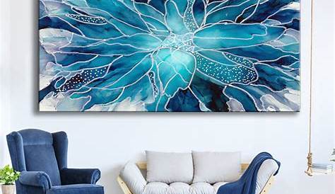 Blue And Green Wall Art - Decorstly