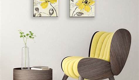 Yellow Abstract Wall Art - BREWTC