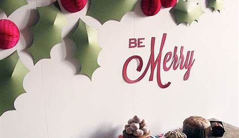 Wall Decoration Ideas For Christmas Party Theme s