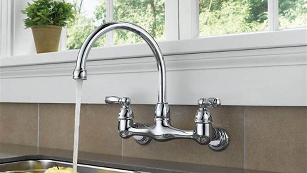 Unveil the Secrets of Wall Mount Kitchen Sink Faucets: A Journey of Discovery