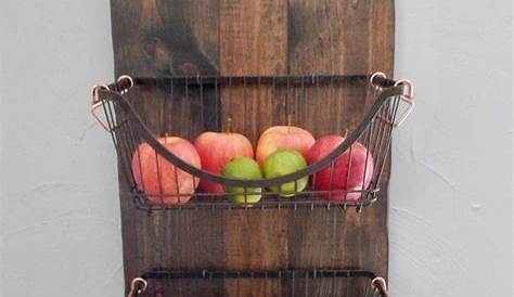 Cool Wall Mounted Fruit Basket Homesfeed