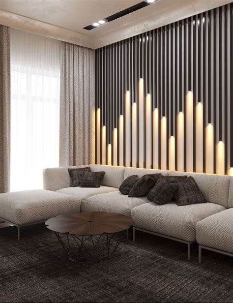 Wall Paneling Design For Living Room
