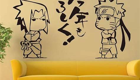 Hwhd Carton Anime Naruto Wall Vinyl Decal Anime Wall Sticker For