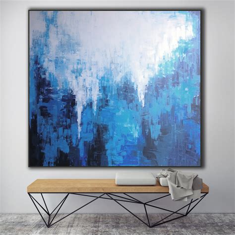 Wall Art Blue Abstract