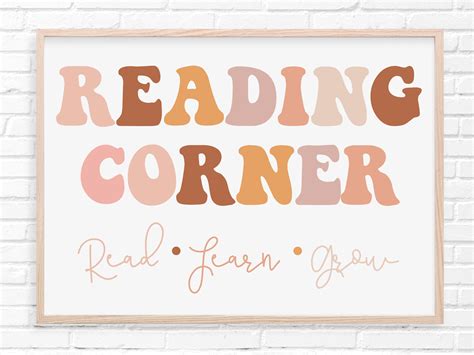 Wall Art Reading Corner