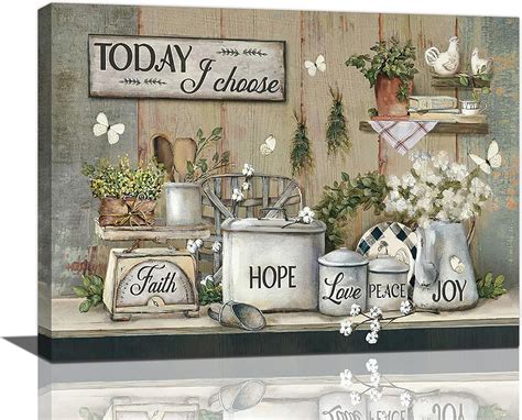 Wall Art Rustic Kitchen