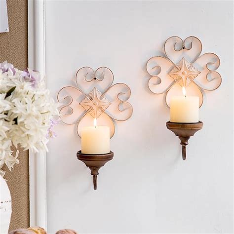 Wall Candle Pillar Sconce