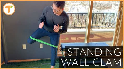 Wall Clamshell Exercise