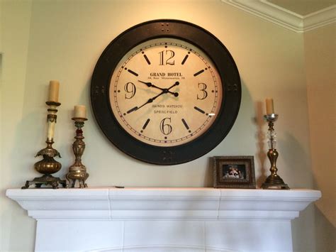 Wall Clock For Over Mantle
