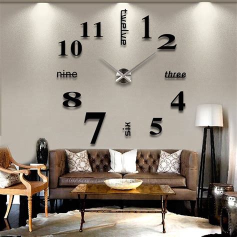 Wall Clock Numbers On Wall