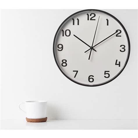 Wall Clock White And Black