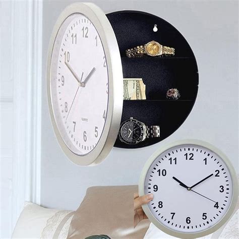 Wall Clock With Hidden Storage